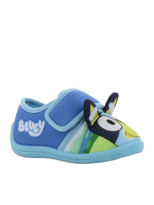 Kids Slippers Blue Bluey Twin