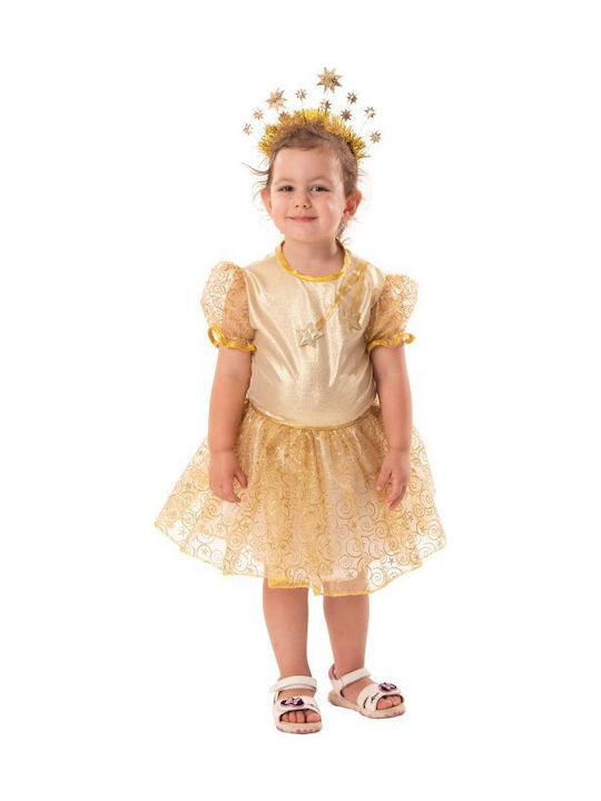 Kids Christmas Costume Star Beige