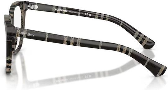 Burberry Burberry Damen Acetat Brillengestelle mit Rezept Grau BE2438 4199