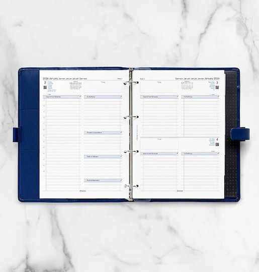 Ημερολογιο Filofax 2026 A4 Αγγλικο Ημερα 1 Σελιδα One Day On A Page Business Multilanguage Λευκο 26-68719