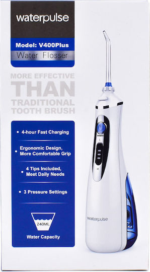 Waterpulse V400 Plus Water Flosser Λευκό