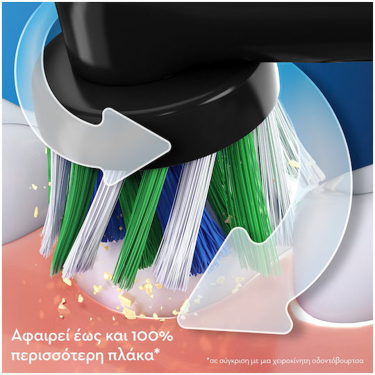 Oral-B Vitality Pro Protect X Clean Ηλεκτρική Οδοντόβουρτσα με Χρονομετρητή Βουρτσίσματος Black