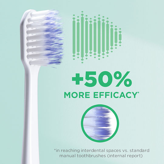 GUM Sonic Daily Soft 4100 Electric Toothbrush Battery White