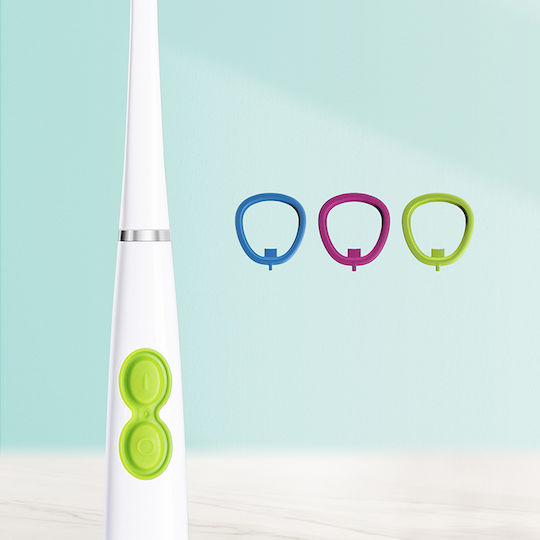 GUM Sonic Daily Soft 4100 Electric Toothbrush Battery White