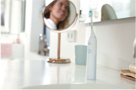 Philips Sonicare DailyClean 2100 Ηλεκτρική Οδοντόβουρτσα με Χρονομετρητή Λευκή