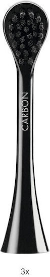 Curaprox Hydrosonic Black is White Periuță de dinți electrică cu Husă de Călătorie Neagră