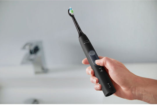 Philips Sonicare ProtectiveClean 4500 Електрическа Четка за Зъби с Таймер и Калъф за Пътуване Черен
