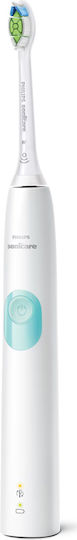 Philips Sonicare Protective Clean 4300 Електрическа Четка за Зъби с Таймер и Калъф за Пътуване Бял