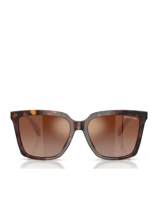 Michael Kors Menaggio Women's Sunglasses with Brown Tartaruga Plastic Frame and Brown Gradient Mirror Lens MK2256U 4031AO