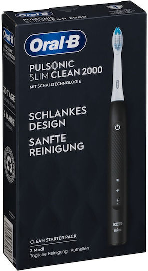 Oral-B Pulsonic Slim Clean 2000 Electric Toothbrush Black