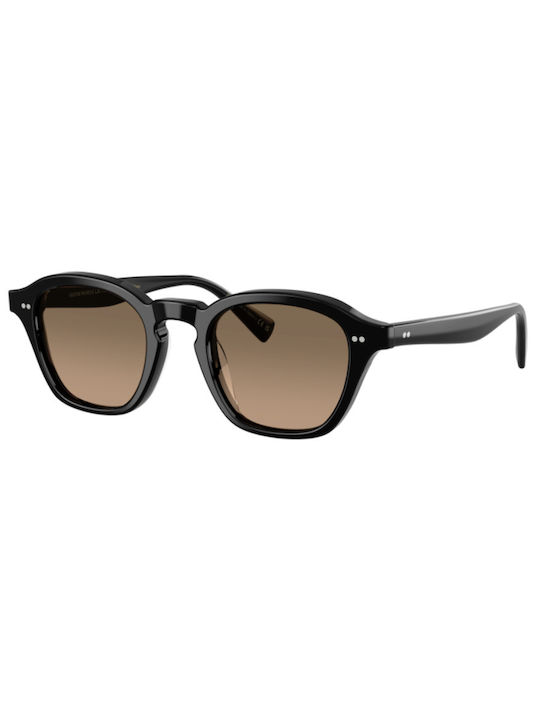 Oliver Peoples Γυαλιά Ηλίου Μαύρα με Κοκκάλινο Σκελετό Oliver Peoples Γυαλιά Ηλίου Μαύρα με Κοκκάλινο Σκελετό