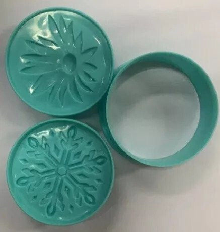 Cookie Stamps Flower Snowflake Pattern 2 Pcs Lumea