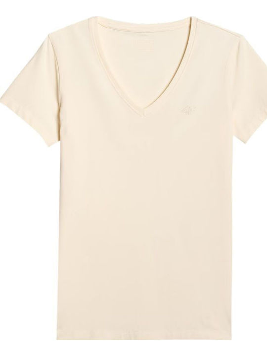 Γυναικείο T-shirt Cream