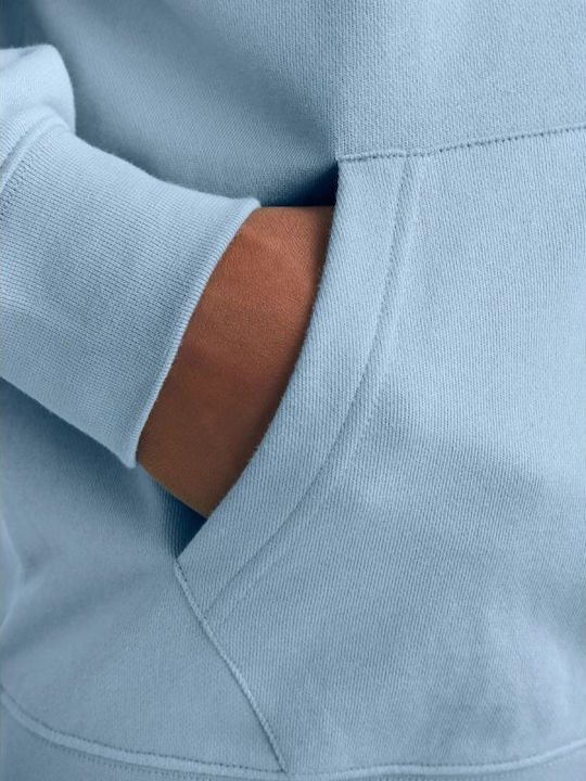 Basic Sweat Суитшърт с Качулка Chambray Blue