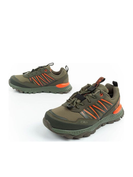 Kids Hiking Shoes Waterproof Green