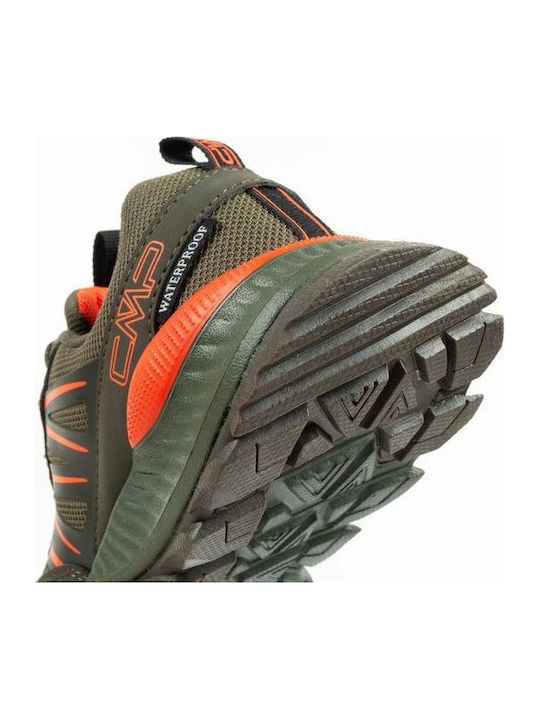 Kids Hiking Shoes Waterproof Green