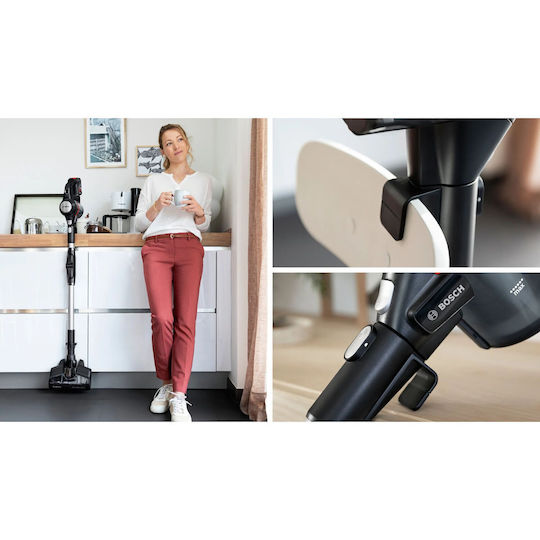 Bosch Unlimited 7 Wiederaufladbar Stielstaubsauger 18V Schwarz