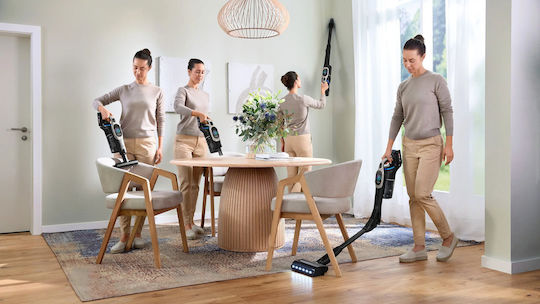 Bosch Unlimited 10 Reîncărcabilă Aspirator 2 în 1 Stick & De Mână 18V Neagră