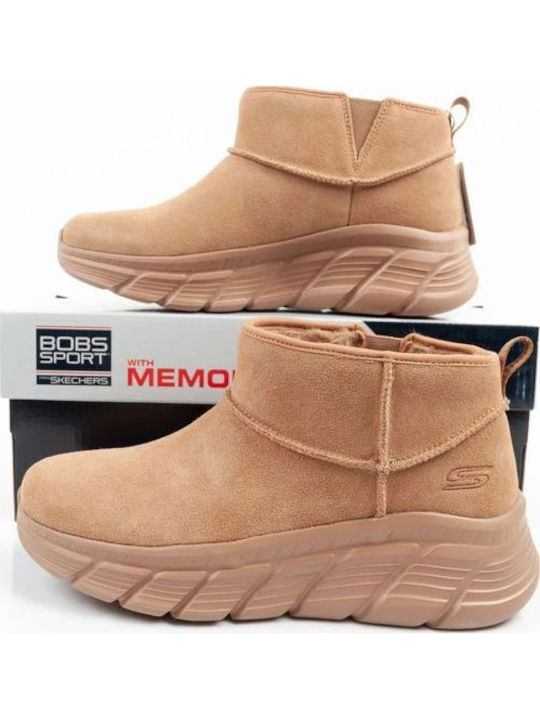 Skechers Дамски Планински Боти Кафяви