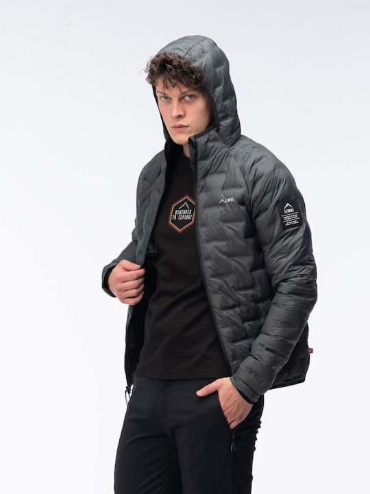 Primaloft Jacket Puffer Windproof Gray