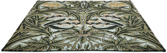 Morris & Co Bluebell Χειροποίητο Χαλί Ορθογώνιο Leafy Arbour Green 250x350cm