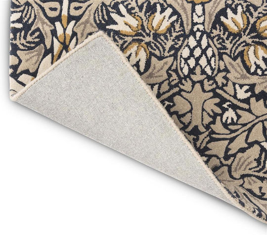 Morris & Co Snakeshead Χειροποίητο Χαλί Ορθογώνιο Indigo 250x350cm