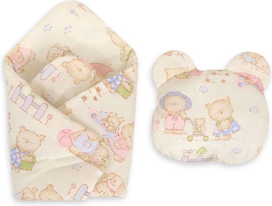 Doll Blanket Bear Pillow Bear Family