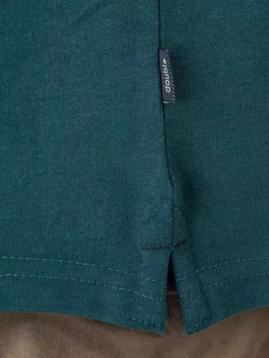 Polo Long Sleeve Blouse Deep Teal