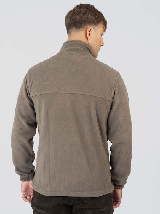 Ανδρική Ζακέτα Fleece Dk Smoke