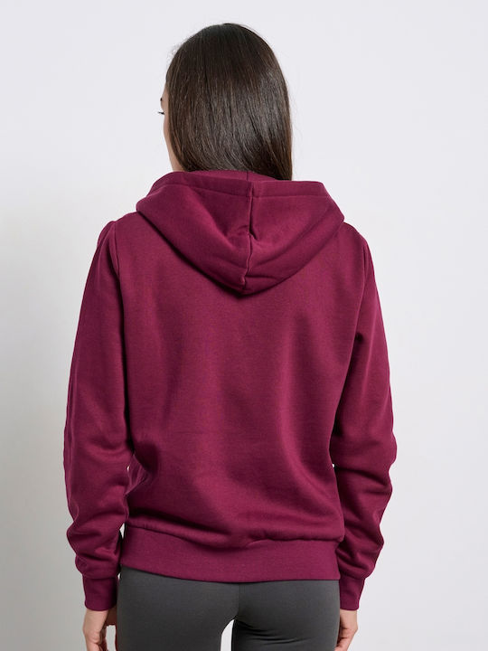 BodyTalk Jacke Burgundisch mit Kapuze