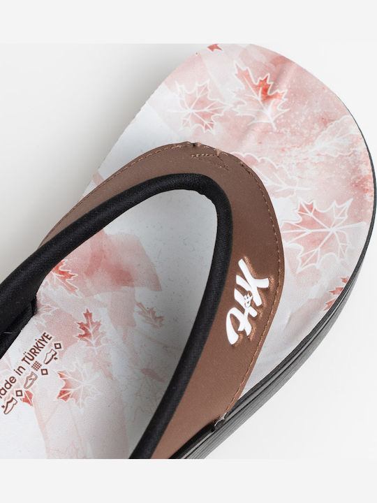 Frauen Flip Flops in Braun Farbe
