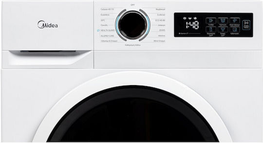 Midea Waschmaschine 10kg 1400 Umdrehungen MF110W100BA10/W-GR