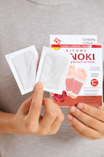 Kiyome Kinoki Detox Foot Pads Scent Red Rose 10 Pieces
