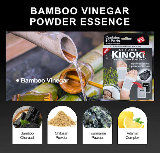 Kinoki Pro Organic Επιθέματα Αποτοξίνωση Άρωμα Μπαμπού 10τμχ