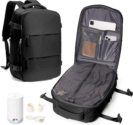 backpack laptop skroutz Travel Backpack Waterproof Unisex Vacuum Laptop Compartment Spacious Black