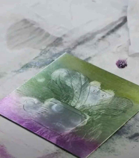 Πλάκες Τσίγκου Χαρακτική Γυαλισμένες 15x20 Cm