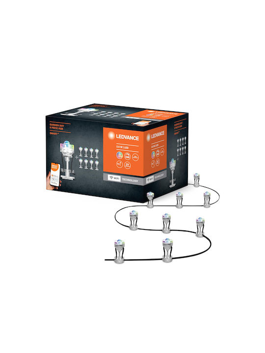 Ledvance Ledvance Außenstehlampe LED 2,5W mit Warmweißem Licht IP65 Silber