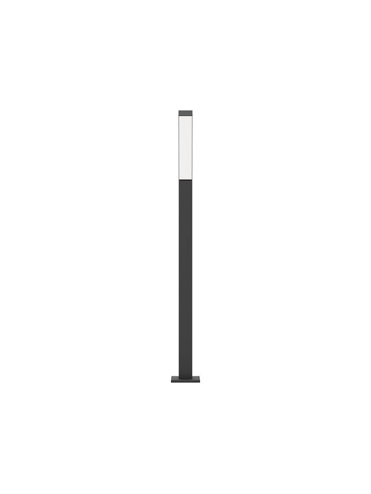 Eglo Eglo Outdoor Floor Lamp Small Post with Warm White Light Gray