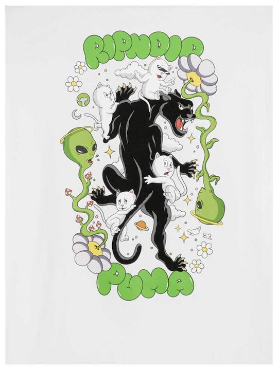 X Ripndip Αθλητικό T-shirt Λευκό