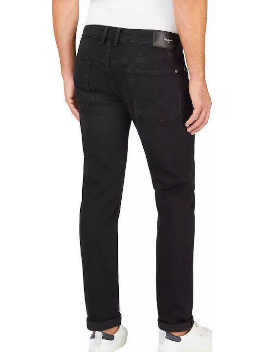 Pepe Jeans Hatch 32 Ανδρικό Παντελόνι Τζιν Slim Fit Μαύρο