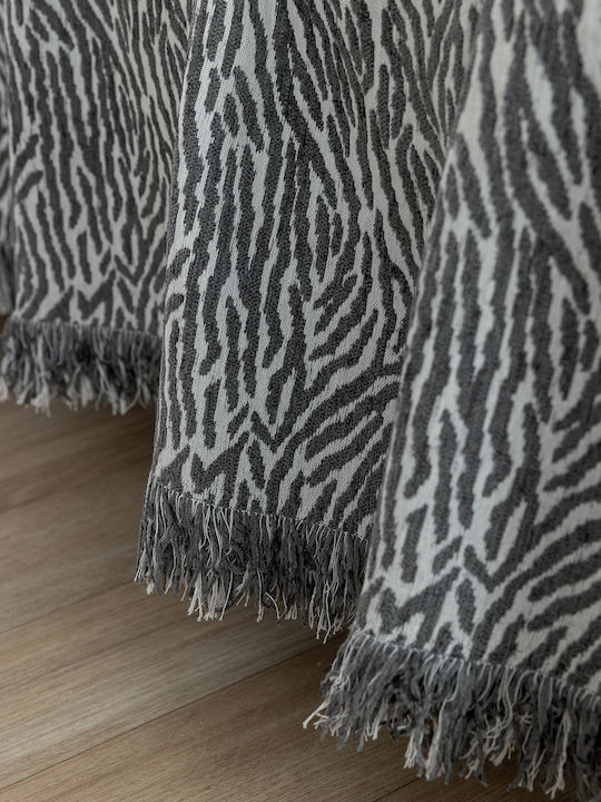 Palamaiki Grevi Ριχτάρι Πολυθρόνας Chenille 180x180εκ. Grey