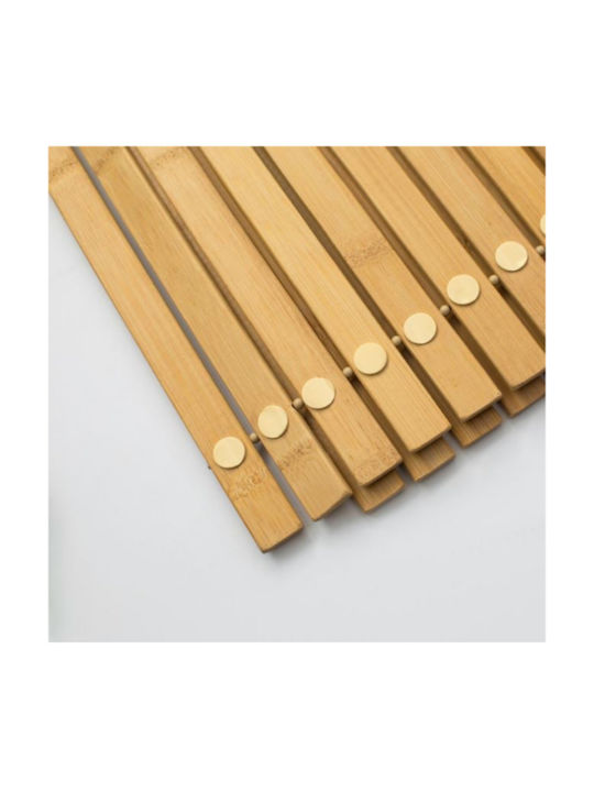 Bath Mat Wooden XS6266T44 Natural Color 70x50cm
