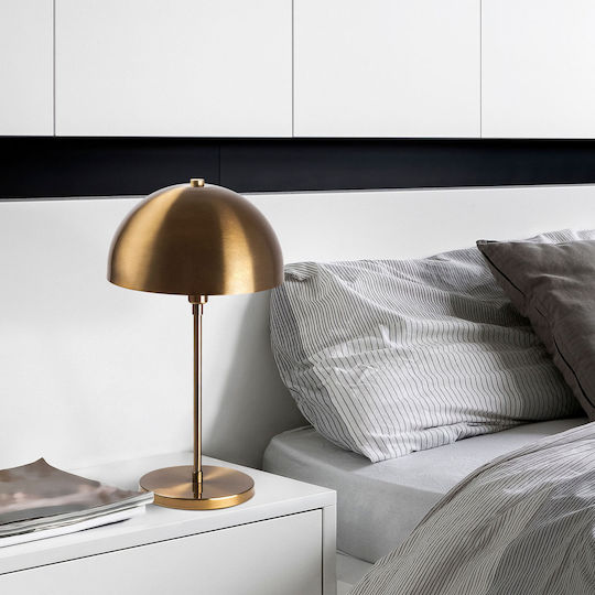 Opviq Πορτατίφ για Ντουί E14 με Κίτρινο Καπέλο και Βάση