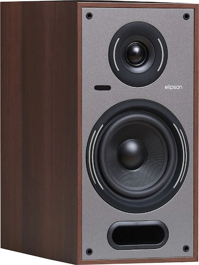 Elipson Horus 6B Aktive Lautsprecher Paar Braune