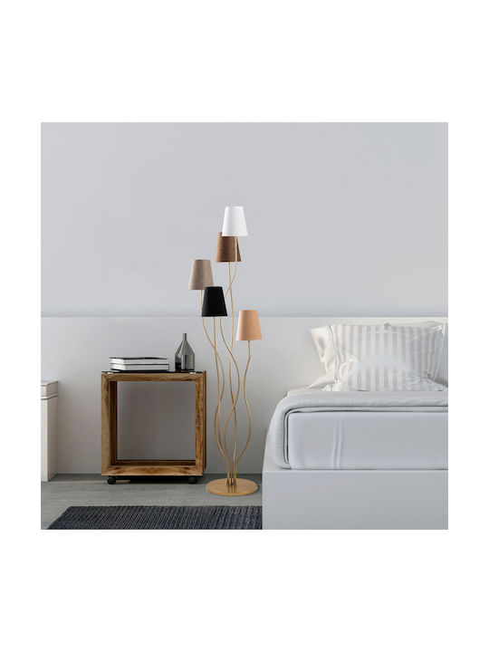 Opviq Bonibon Floor Lamp H160xW44cm. with Socket for Bulb E14 Multicolour