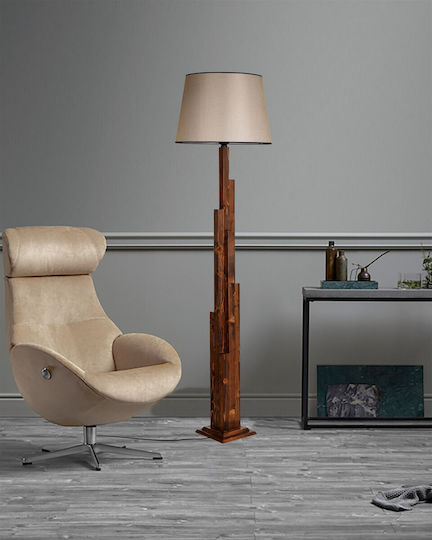 Opviq Kule Floor Lamp Brown