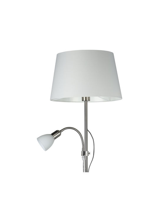 Eglo Conesa Floor Lamp H170xW38cm. with Socket for Bulb E27 White