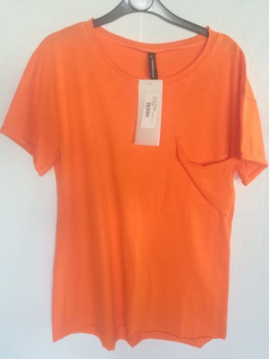 Bluza Damă Bumbac Portocalie