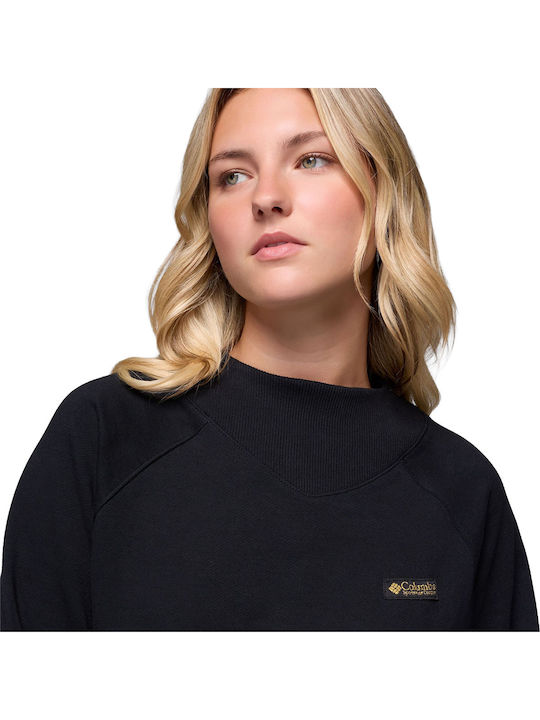 Cascades Women's Crop Top Cotton Black