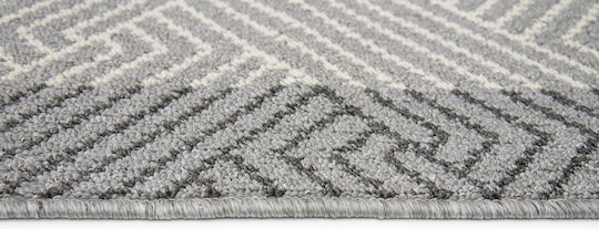 Rutschfeste Küchenmatte Läufer Carmel Grau-Zart 80x160